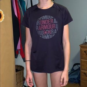 Under armour purple athletic t-shirt